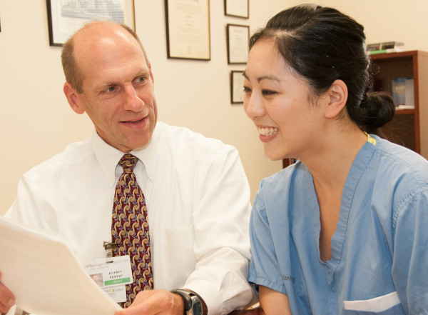 Jeffrey Peipert, MD, PhD and resident