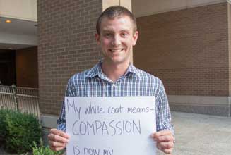 Andrew Linkugel: My White Coat means compassion is now my full-time job.