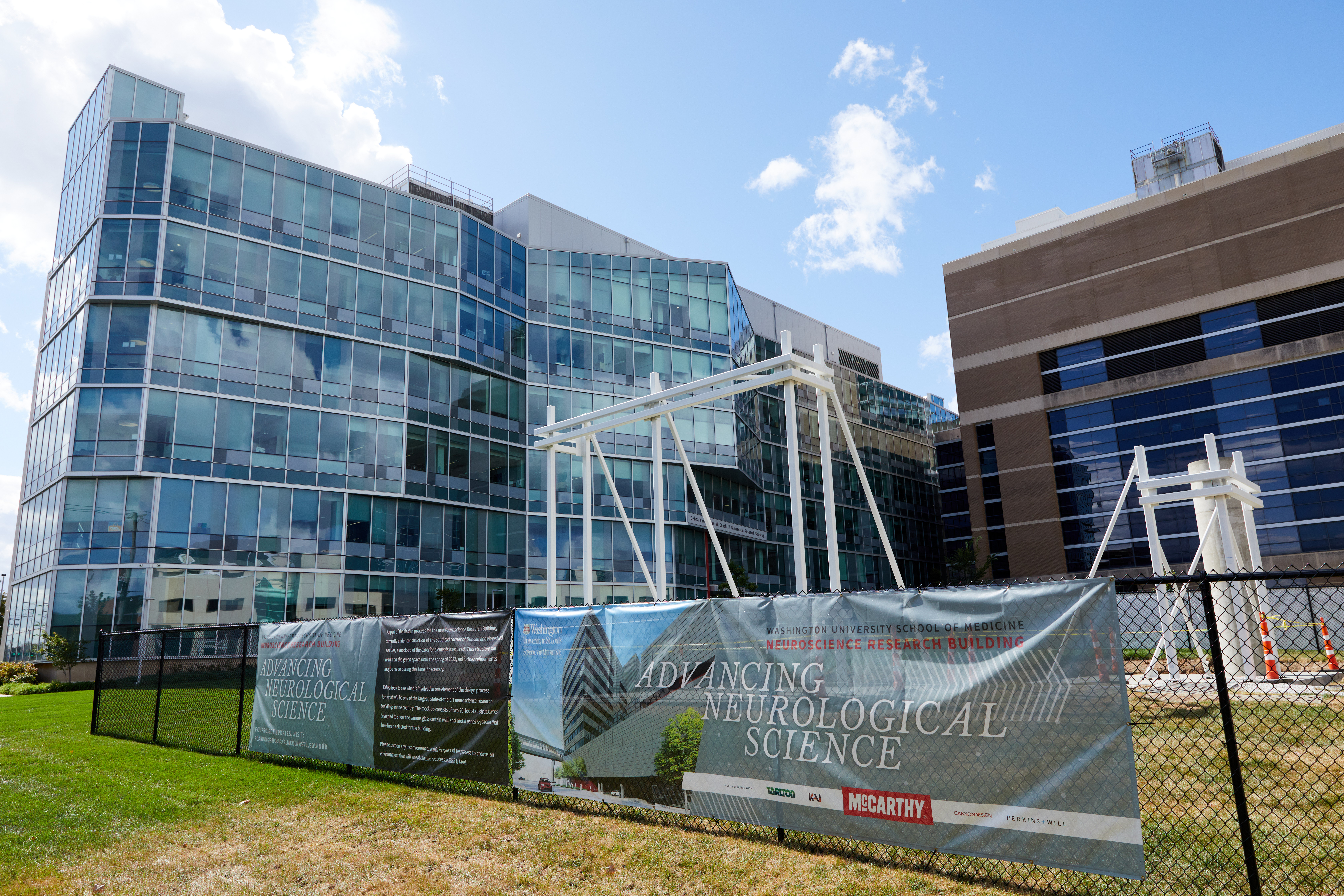 Neuralog Building Construction progresses on neuroscience research building – WashU Medicine