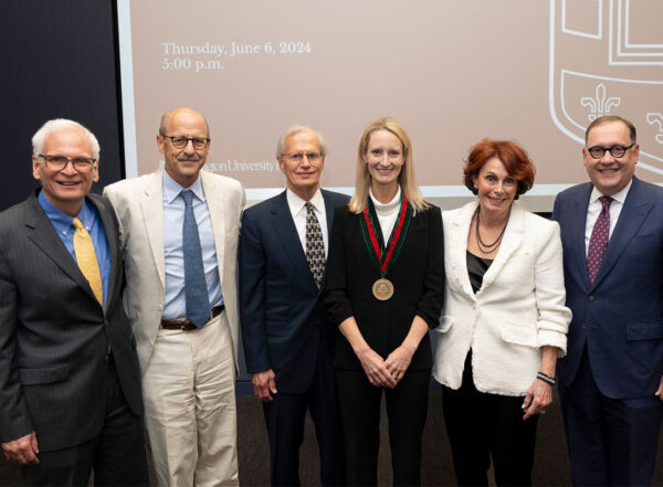 Regis O'Keefe, David H. Perlmutter, MD, Randolph Baker, Lindley Wall, Jacqueline Baker and Andrew Martin