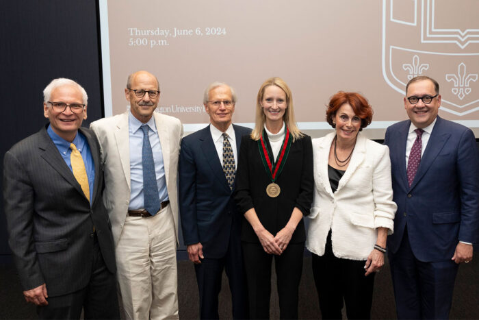 Regis O'Keefe, David H. Perlmutter, MD, Randolph Baker, Lindley Wall, Jacqueline Baker and Andrew Martin