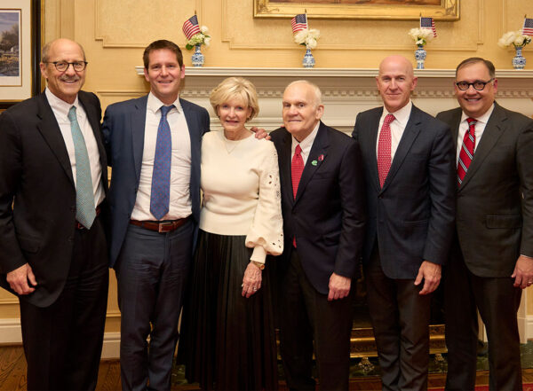 WashU leadership celebrate Taylor family gift to Neurosurgery