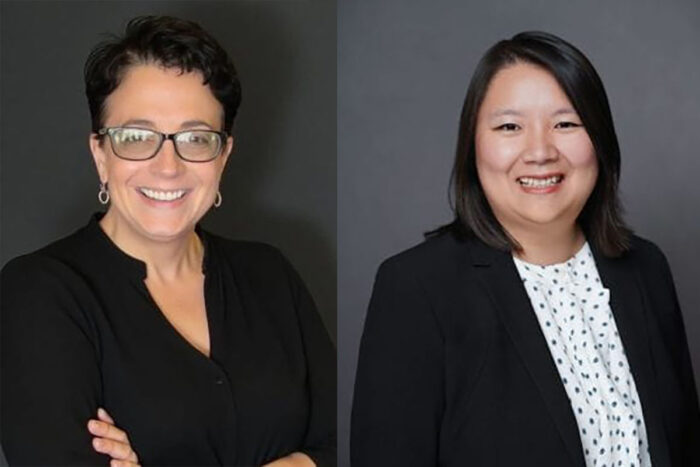 Headshots of Melissa Rockwell-Hopkins and Jessie Cooper