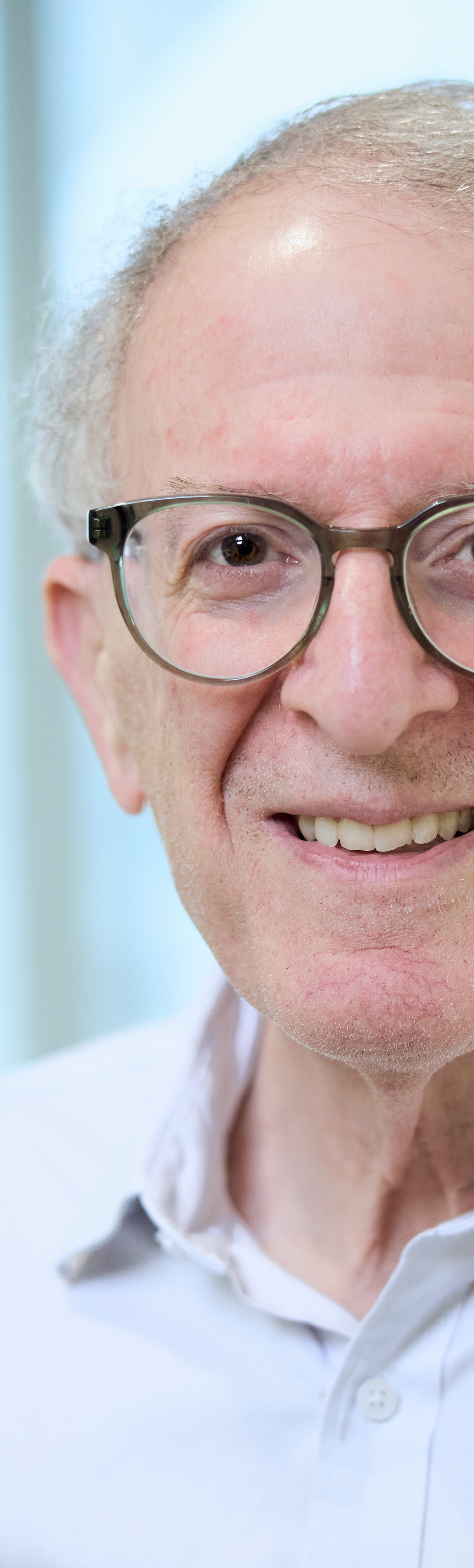 Jeffrey I. Gordon, MD, in the Couch building at WashU Medicine