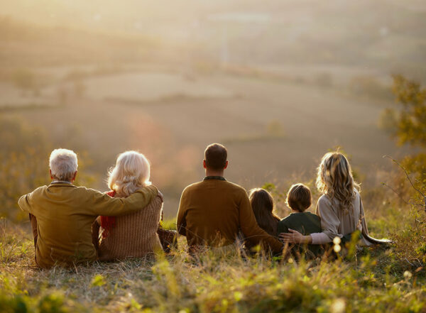 Anonymous multigenerational family