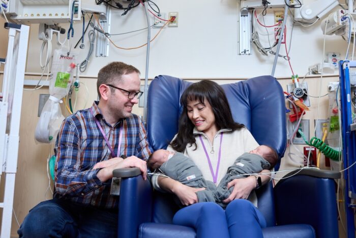 family in the NICU