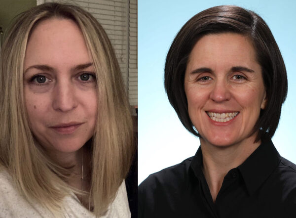 headshots of Victoria Brown, PhD (left) and Kerri Morgan, PhD, OTR/L (right)