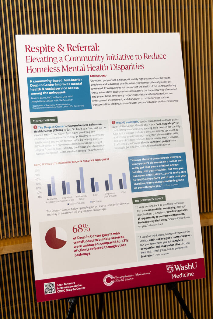 Picture of a poster about the "Respite & Referral" program