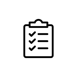 icon of a clipboard
