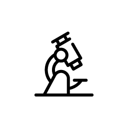 icon of a microscope