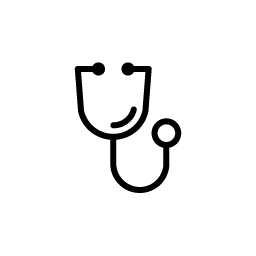 icon of a stethoscope