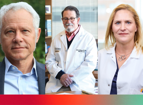 headshots of three researchers