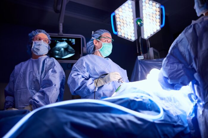 doctors in operating room